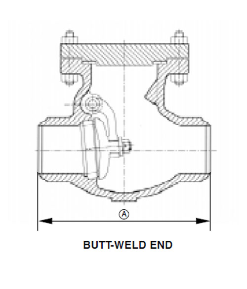 Check Valves ASME 300 Butt Weld End
